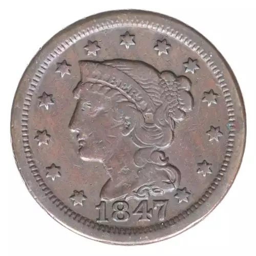 Large Cents - Braided Hair Cent (1839-1857)