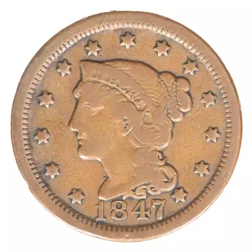 Large Cents - Braided Hair Cent (1839-1857)