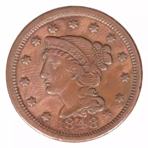 Large Cents - Braided Hair Cent (1839-1857) (2)