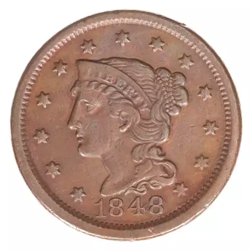 Large Cents - Braided Hair Cent (1839-1857) (2)