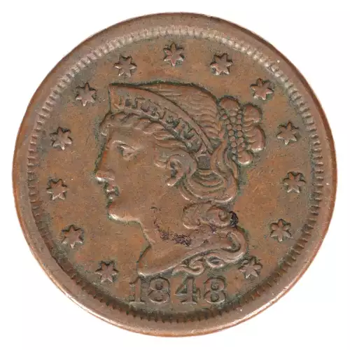 Large Cents - Braided Hair Cent (1839-1857)