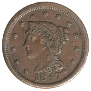 Large Cents - Braided Hair Cent (1839-1857)