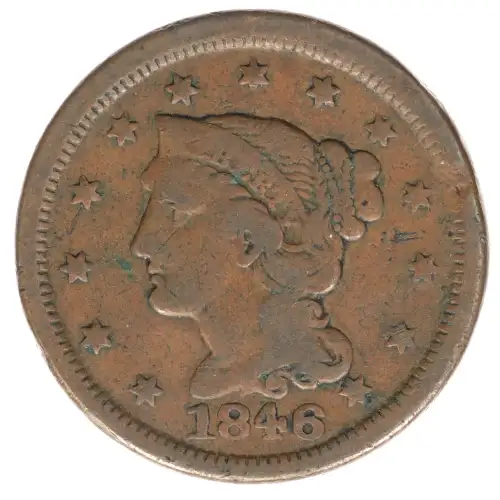 Large Cents - Braided Hair Cent (1839-1857)
