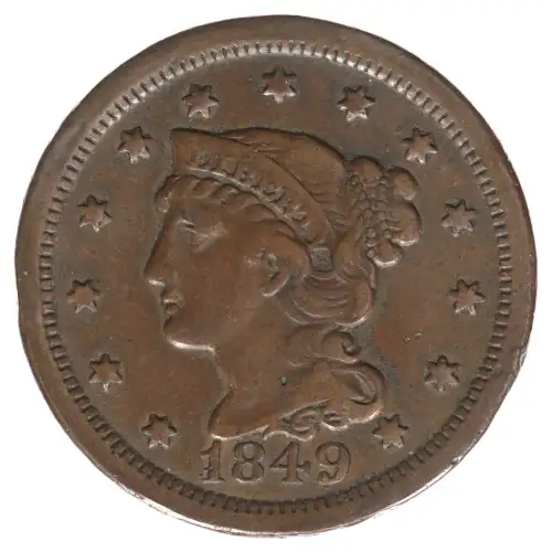 Large Cents - Braided Hair Cent (1839-1857)