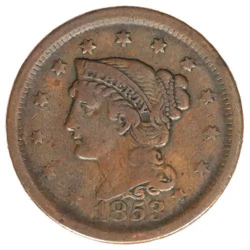 Large Cents - Braided Hair Cent (1839-1857)