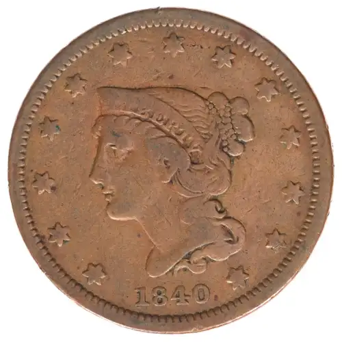 Large Cents - Braided Hair Cent (1839-1857)