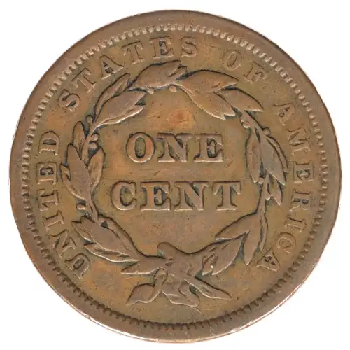 Large Cents - Braided Hair Cent (1839-1857) (2)