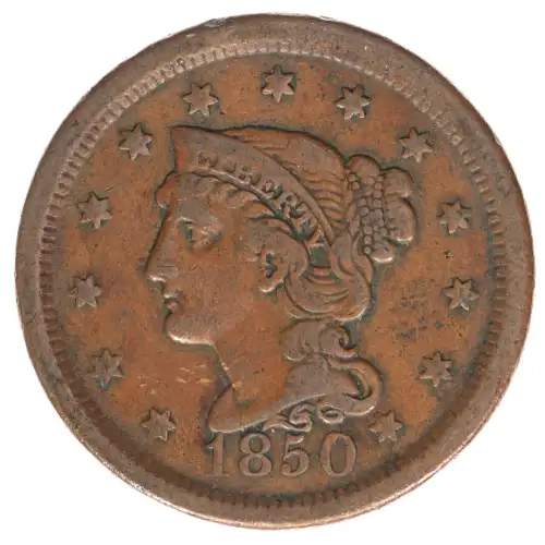 Large Cents - Braided Hair Cent (1839-1857)