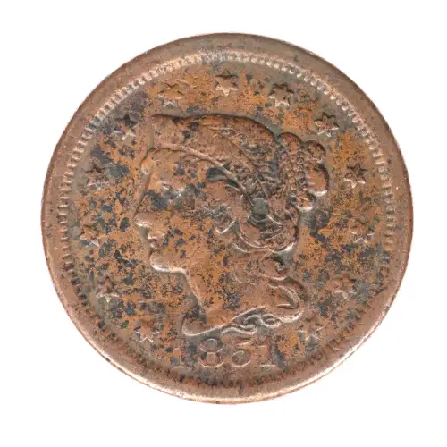 Large Cents - Braided Hair Cent (1839-1857)