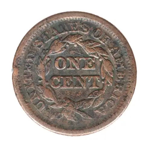 Large Cents - Braided Hair Cent (1839-1857) (2)