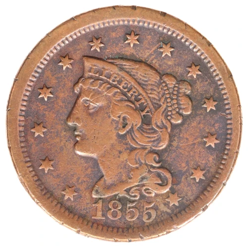 Large Cents - Braided Hair Cent (1839-1857)