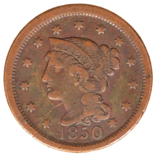 Large Cents - Braided Hair Cent (1839-1857)