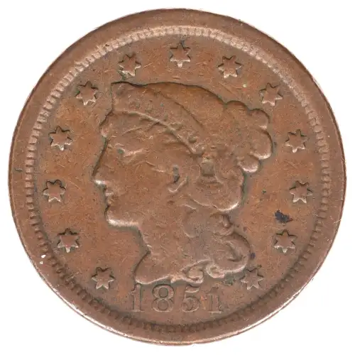 Large Cents - Braided Hair Cent (1839-1857)