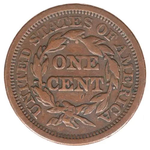 Large Cents - Braided Hair Cent (1839-1857) (2)