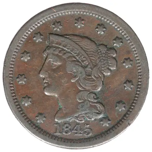 Large Cents - Braided Hair Cent (1839-1857) (2)