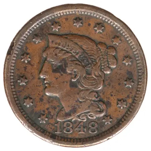 Large Cents - Braided Hair Cent (1839-1857)