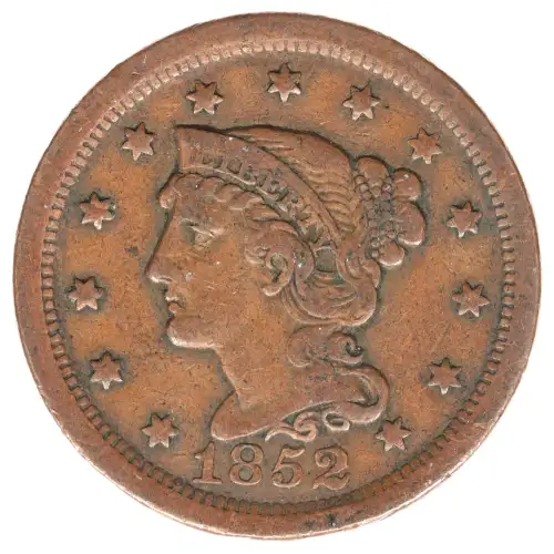 Large Cents - Braided Hair Cent (1839-1857) (2)