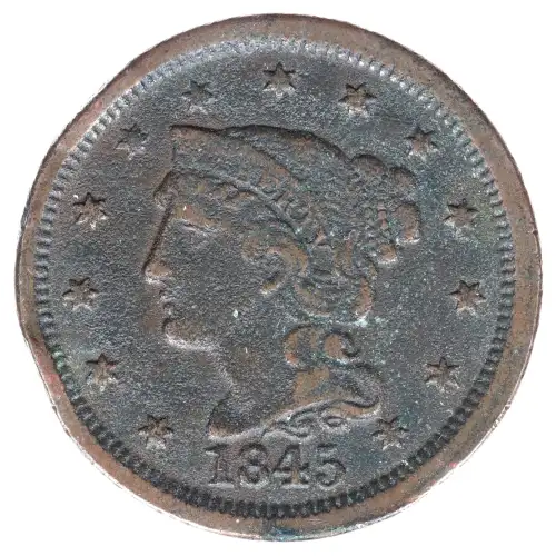 Large Cents - Braided Hair Cent (1839-1857) (2)
