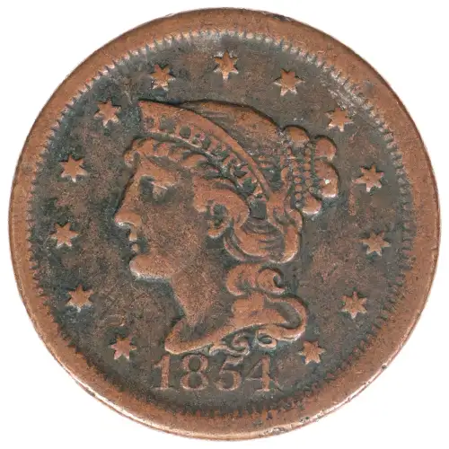 Large Cents - Braided Hair Cent (1839-1857) (2)