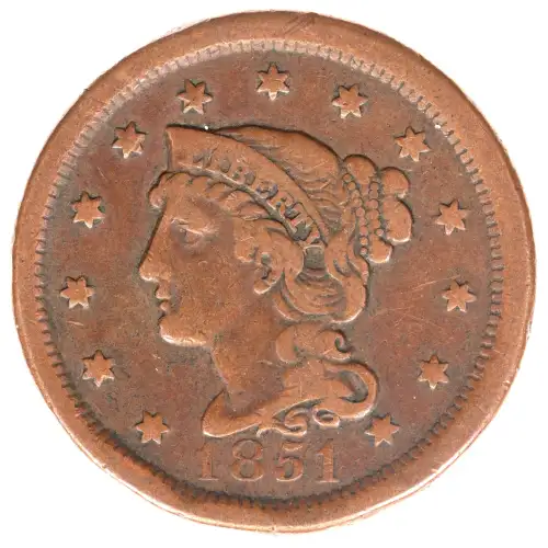 Large Cents - Braided Hair Cent (1839-1857)