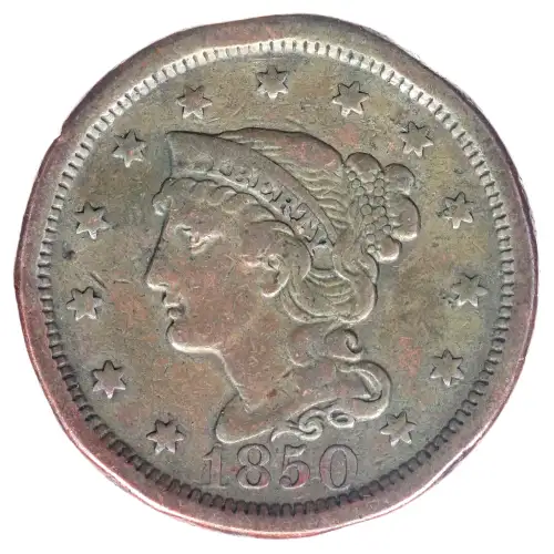 Large Cents - Braided Hair Cent (1839-1857) (2)