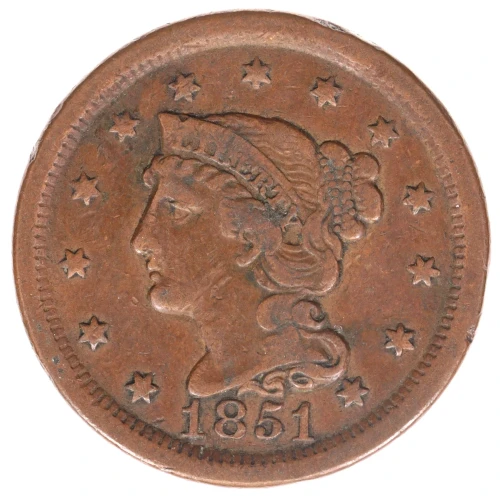 Large Cents - Braided Hair Cent (1839-1857)