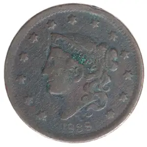 Large Cents-Coronet Head 1816-1839 (2)