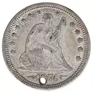 Liberty Seated Quarter Dollar