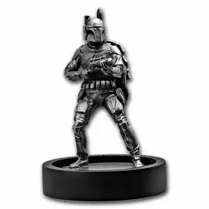 Limited Edition Silver Miniature of Boba Fett (5)