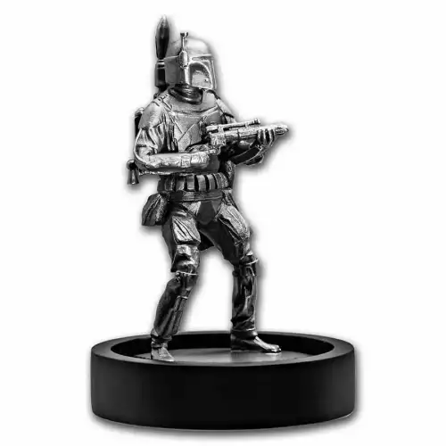 Limited Edition Silver Miniature of Boba Fett (5)