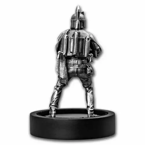 Limited Edition Silver Miniature of Boba Fett (3)