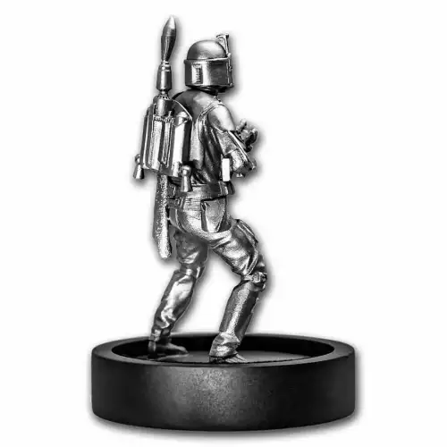 Limited Edition Silver Miniature of Boba Fett (4)