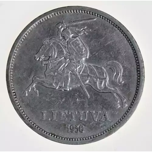 LITHUANIA Silver 5 LITAI