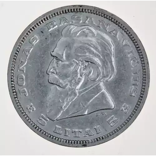 LITHUANIA Silver 5 LITAI (2)