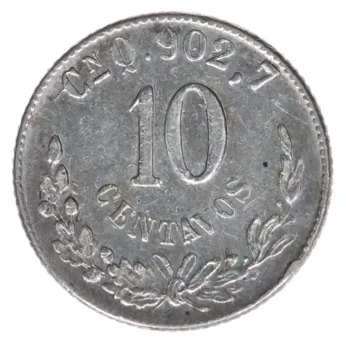 MEXICO Silver 10 CENTAVOS (2)