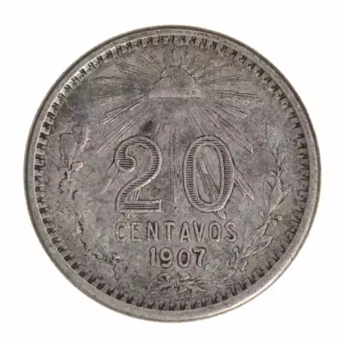 Mexico Silver 20 CENTAVOS (2)