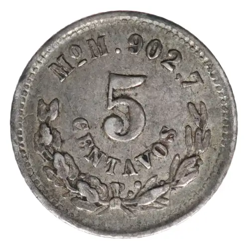 Mexico Silver 5 CENTAVOS (2)