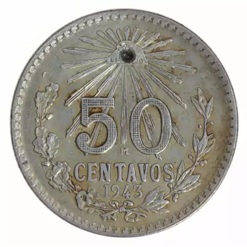 Mexico Silver 50 CENTAVOS (2)