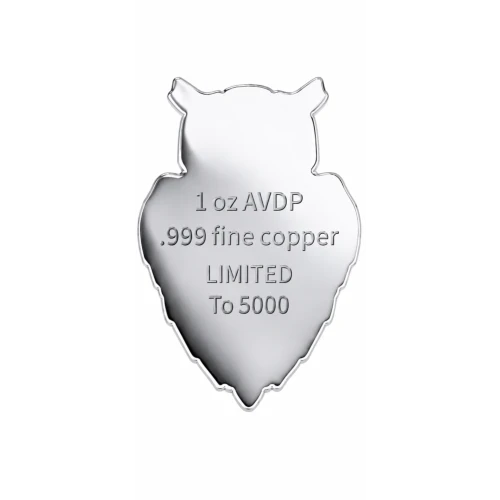 Modern Wisdom AI Owl 1 oz Copper Medal (2)