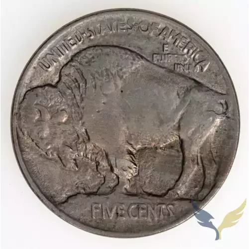 Nickel Five Cent Pieces-Indian Head or Buffalo (2)