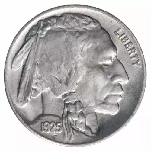 Nickel Five Cent Pieces-Indian Head or Buffalo (2)