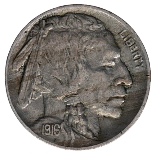 Nickel Five Cent Pieces-Indian Head or Buffalo (2)