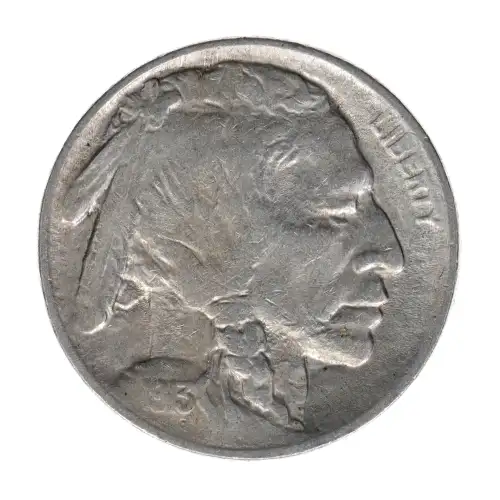 Nickel Five Cent Pieces-Indian Head or Buffalo (2)