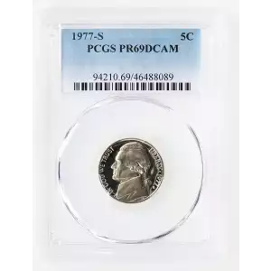 Nickel Five Cent Pieces-Jefferson