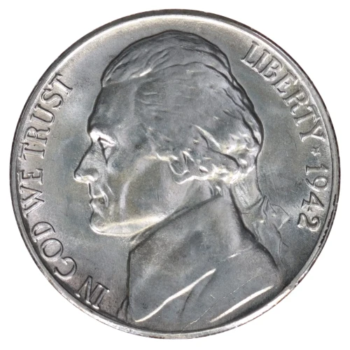 Nickel Five Cent Pieces-Jefferson