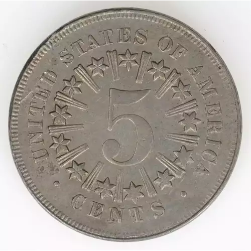 Nickel Five Cent Pieces-Shield 1866-1883