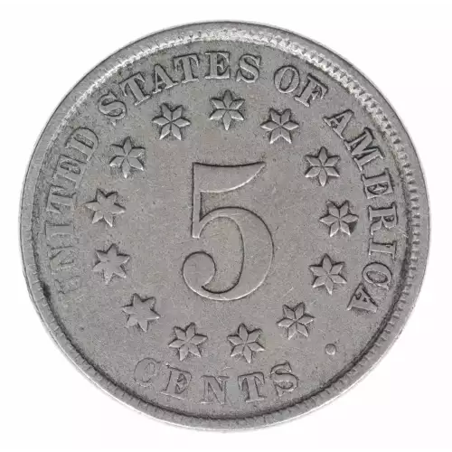 Nickel Five Cent Pieces-Shield 1866-1883