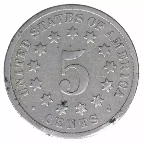 Nickel Five Cent Pieces-Shield 1866-1883 (2)