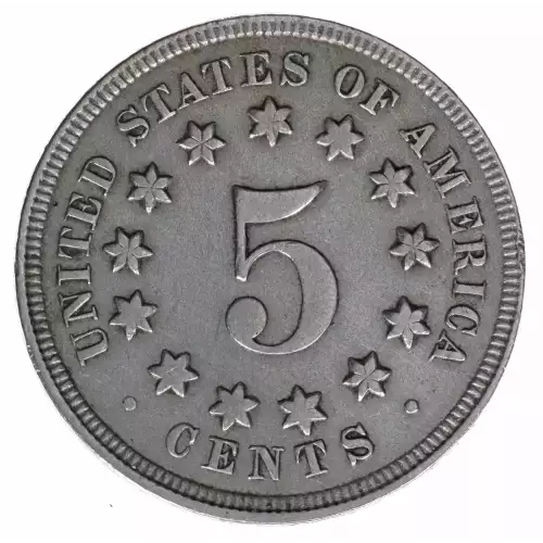 Nickel Five Cent Pieces-Shield 1866-1883