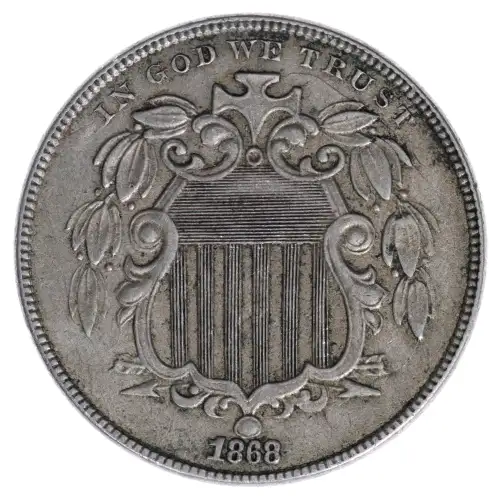 Nickel Five Cent Pieces-Shield 1866-1883 (2)